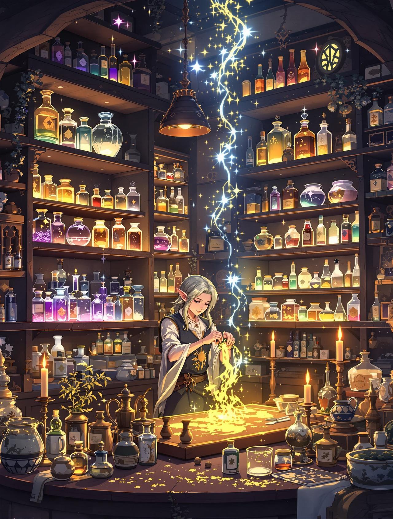精灵药剂师 - 漫蛙连载作品封面