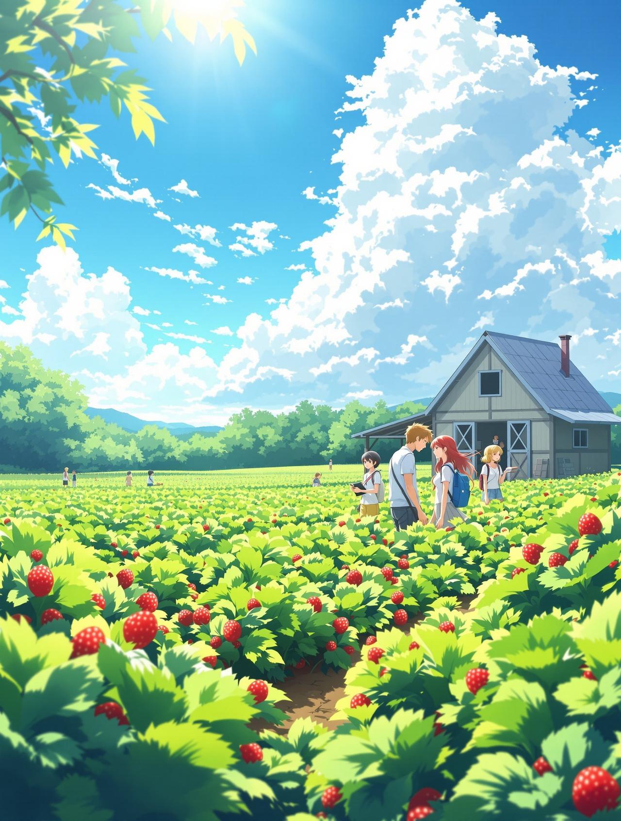 草莓味的夏天 - 漫蛙连载作品封面