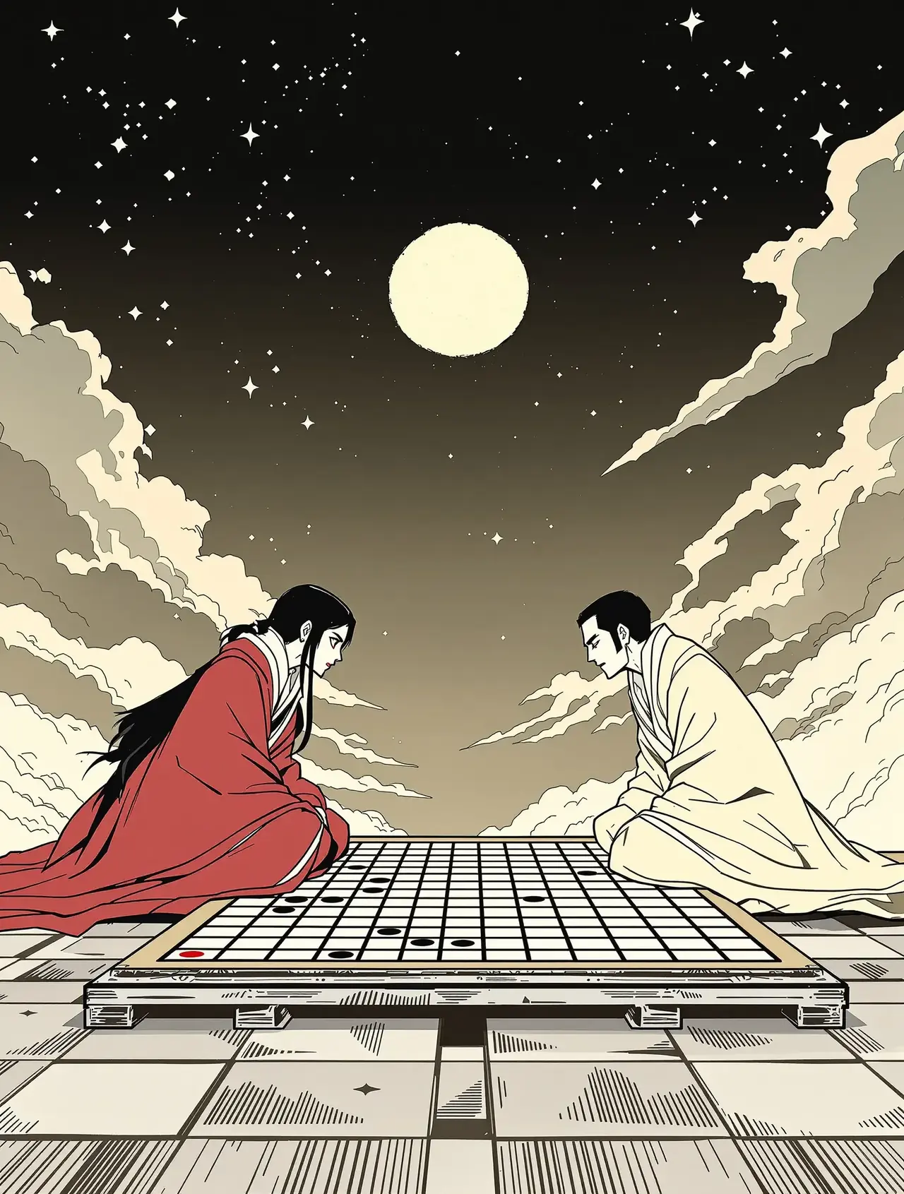 月下棋局 - 漫蛙连载作品封面